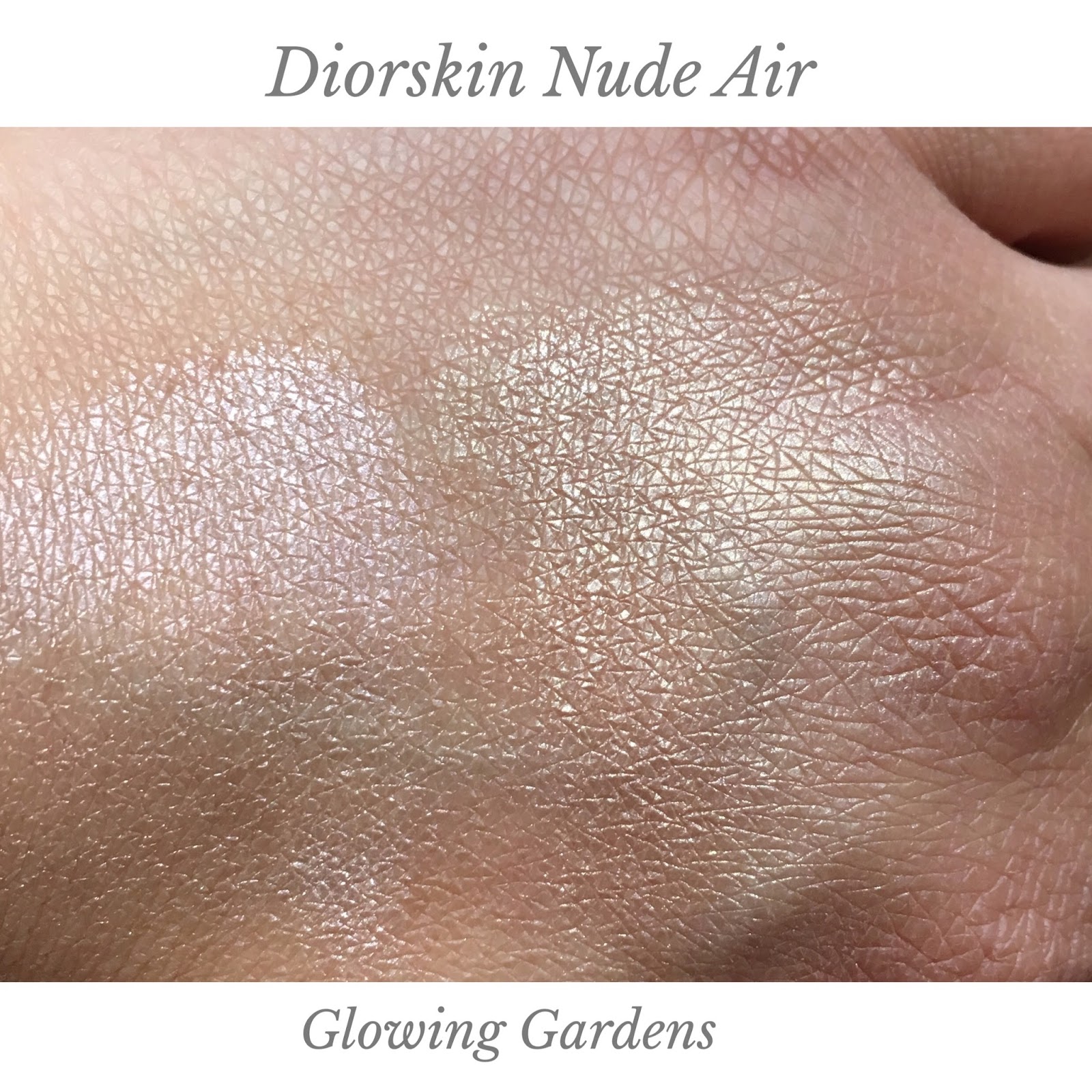 Dior glowing top gardens highlighter